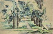 Paul Cezanne Avenue of Chestnut Trees at Jas de Bouffan Germany oil painting reproduction